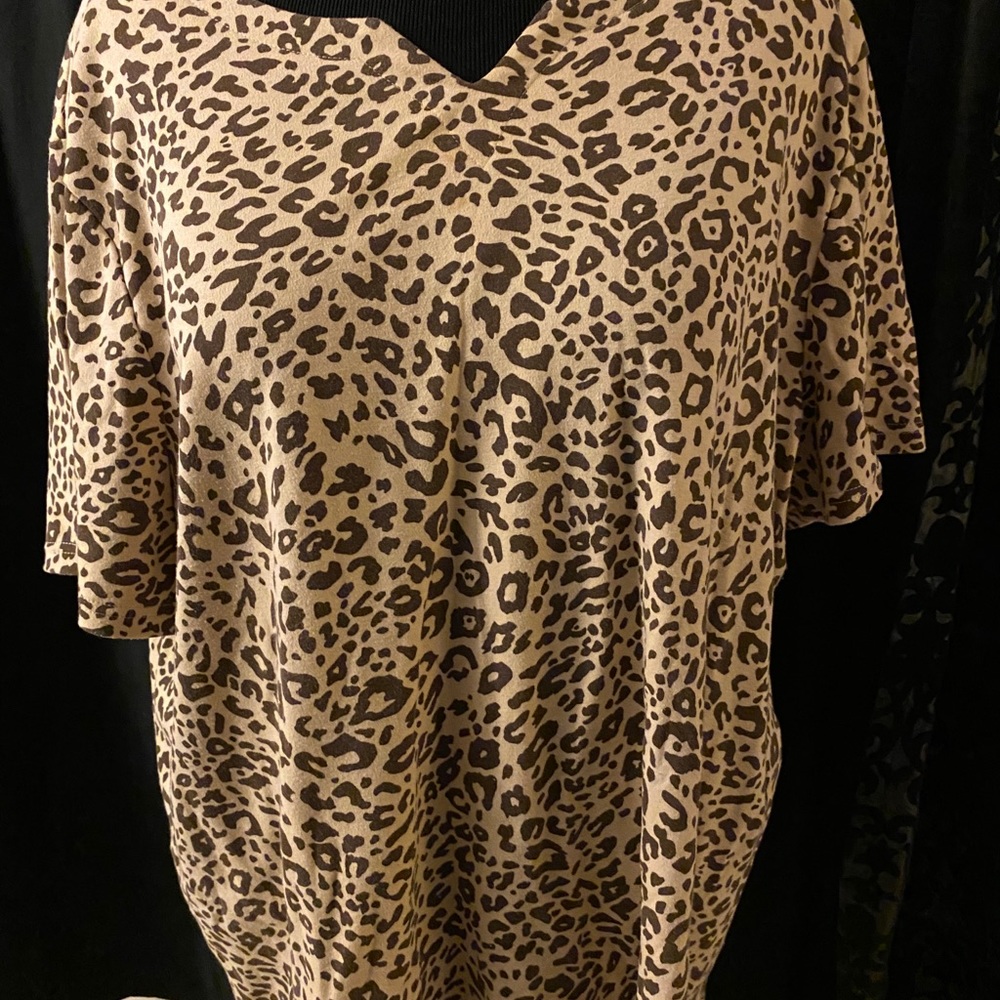 Woman’s Cheetah Print Blouse